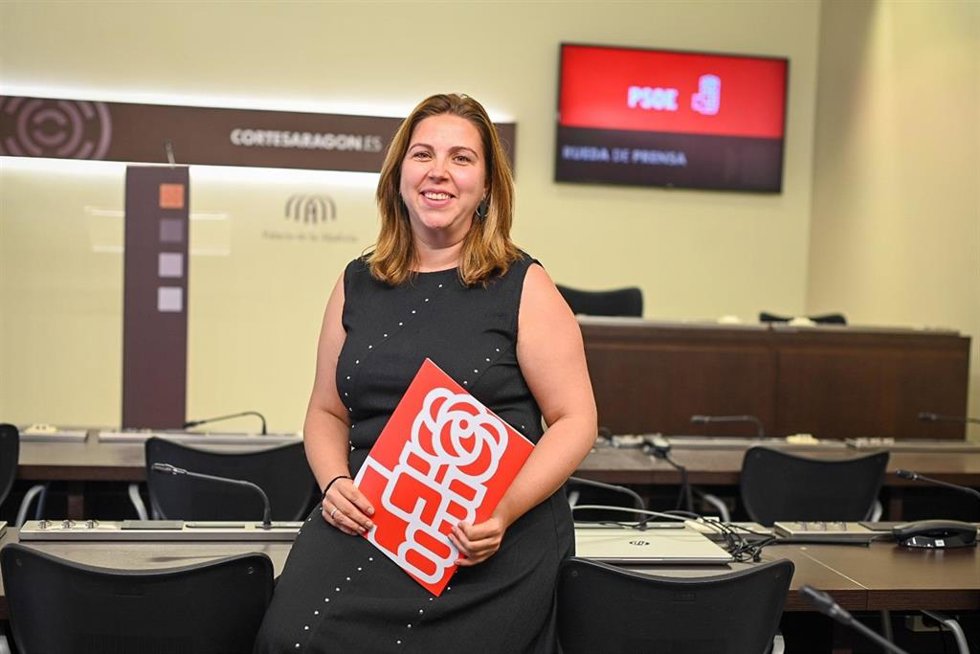 La diputada del PSOE Aragón María Ariño.