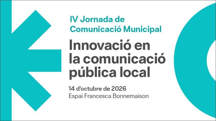 Cartel de la IV Jornada de Comunicació Municipal