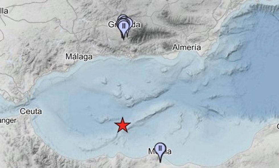 Un seísmo superficial en el Mar de Alborán (Alborán Sur) de magnitud 3,2 mbLg se ha dejado sentir a las 11,58 horas de este martes en Granada capital y en la zona sur de su área metropolitana, así como en la Ciudad Autónoma de Melilla.