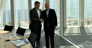El presidente de Pimec, Antoni Cañete, y el director general de Telefónica en Catalunya, Chema Casas