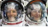 Foto: Las astronautas Jessica Meir y Sophie Adenot protagonizan una caminata espacial de 6 horas fuera de la EEI