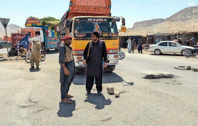 Archivo - July 7, 2026, Pakistan: Ziarat Cross Closed Following Deadly Attack on Police Check-Post in Balochistan's Ziarat District, Martyring Nine Policemen Including Two Station House Officers