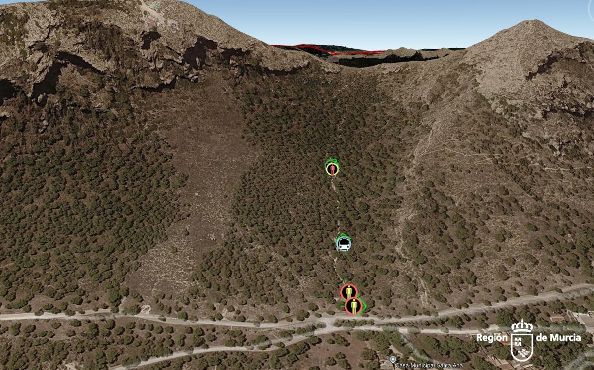Rescatan a una senderista de 70 años tras sufrir una caída en el monte de Santa Ana en Jumilla