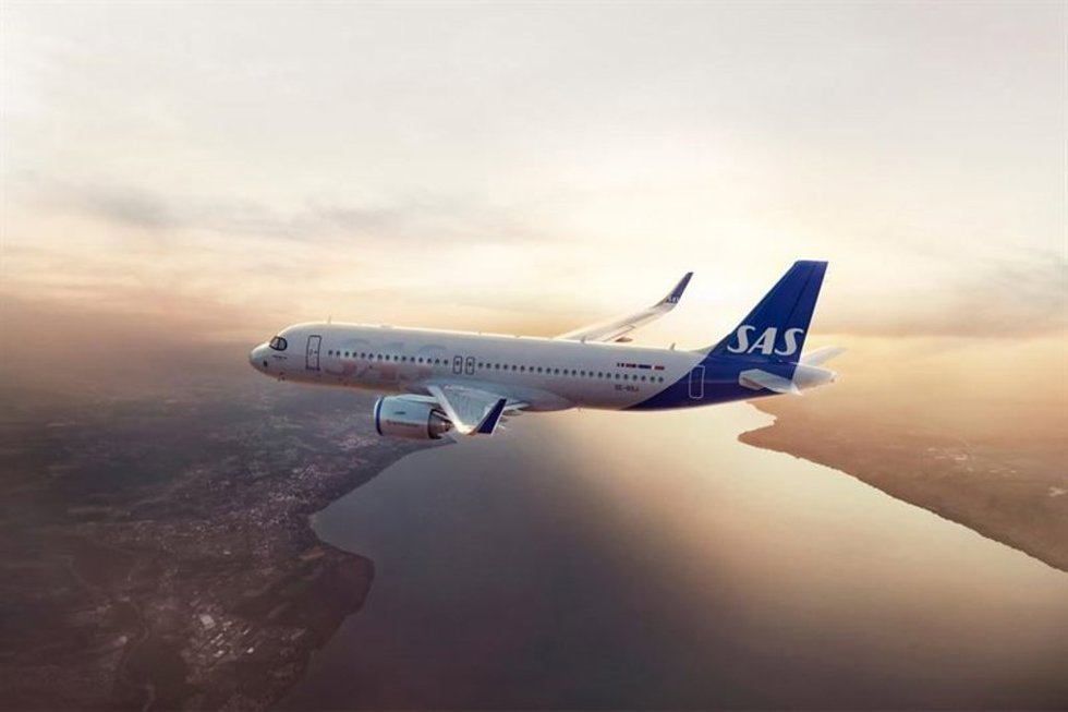 Airbus A320neo de SAS.