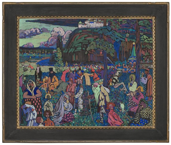 La obra 'Vida llena de color' de Kandinsky