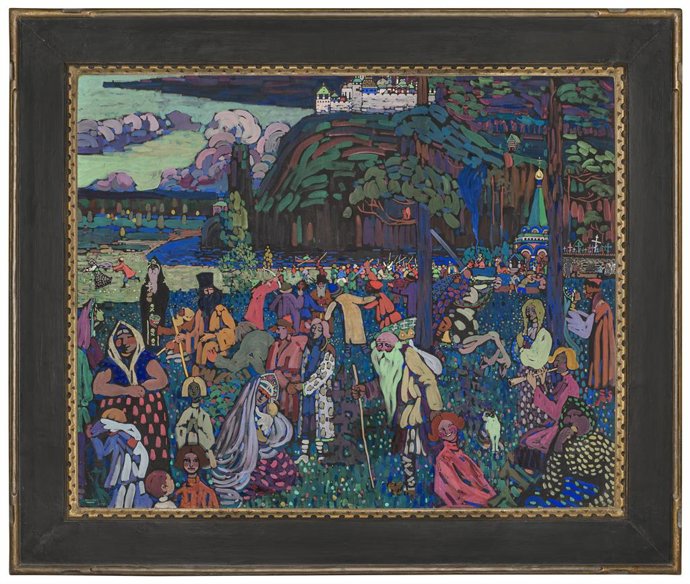 La obra 'Vida llena de color' de Kandinsky