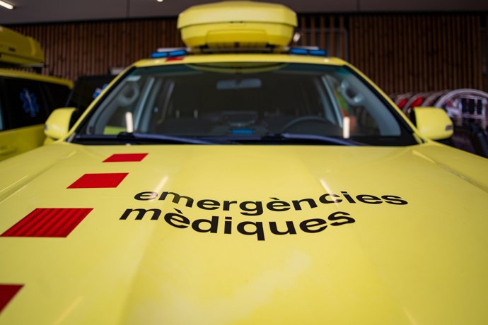 Archivo - Arxivo - Ambulàncies a la nova seu del SEM, a 18 de febrer de 2026, en Ll'Hospitalet de Llobregat, Catalunya (Espanya)