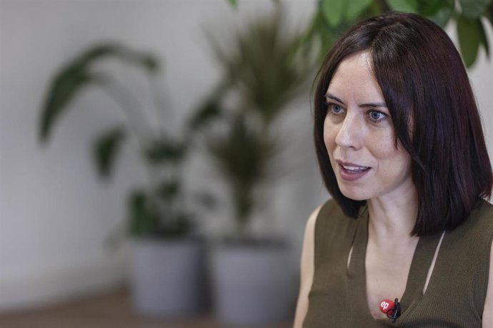La ministra de Ciencia, Innovación y Universidades y secretaria general del PSPV-PSOE, Diana Morant, durante una entrevista para Europa Press, a 5 de agosto de 2026, en Valencia, Comunidad Valenciana (España). 