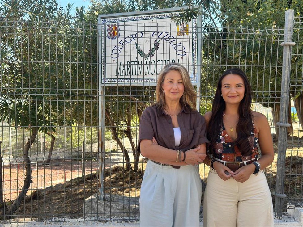 Las concejalas del PP en el Ayuntamiento de Jaén Maribel López y Ana Núñez.