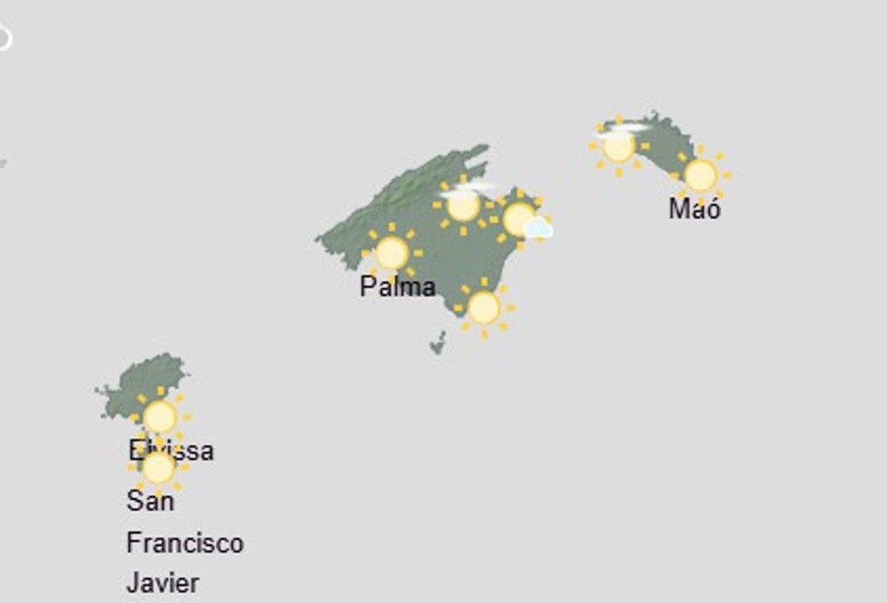 Predicción meteorológica para hoy, miércoles 2 de septiembre, en Baleares