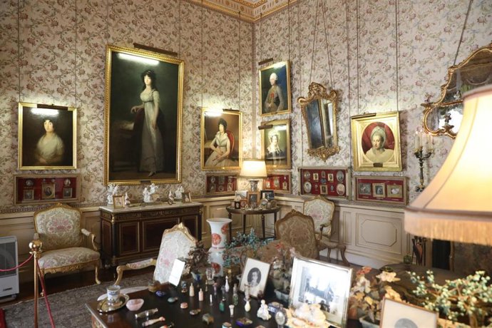 Archivo - Salón Goya del Palacio de Liria, en Madrid (España), a 2 de septiembre de 2020.