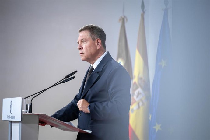 Archivo - El presidente de Castilla-La Mancha, Emiliano García-Page, en una foto de archivo.