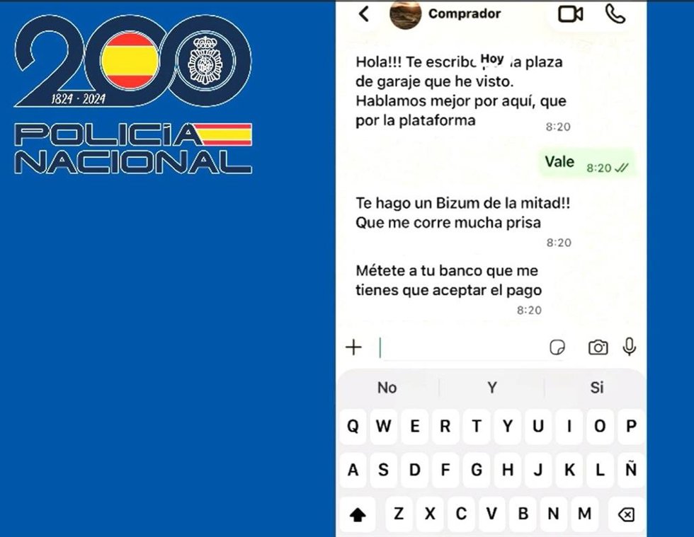 Policía Nacional advierte sobre el 'Bizum inverso' y falsos pagos que ponen en riesgo operaciones entre particulares