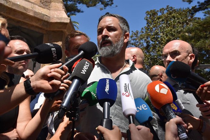 Archivo - El presidente de VOX, Santiago Abascal