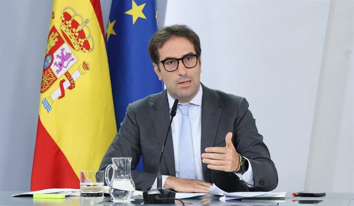 El vicepresidente primero y ministro de Economía, Comercio y Empresa, Carlos Cuerpo