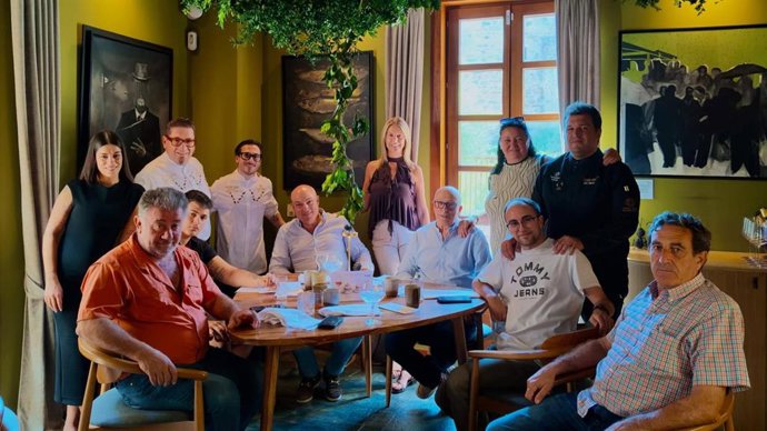 Samuel Naviera y Periko Ortega crean un menú exclusivo junto a Gancedo