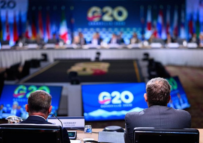 Cumbre de ministros de Finanzas y banqueros centrales del G20 en Asheville (EEUU).