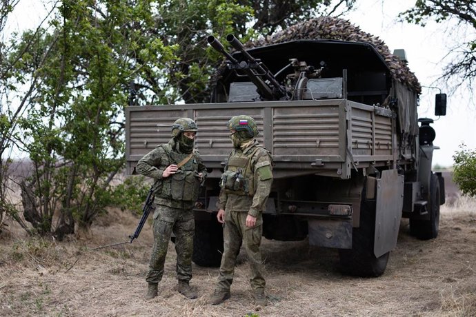 Militares del Ejército de Rusia en la provincia ucraniana de Jersón, parcialmente ocupada en el marco de la invasión desatada en febrero de 2022 (archivo)