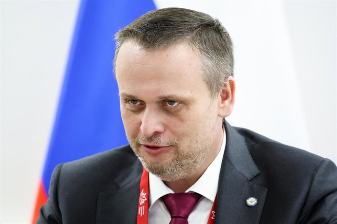 El ministro de Transportes de Rusia, Andrei Nikitin, durante un foro en Vladivostok