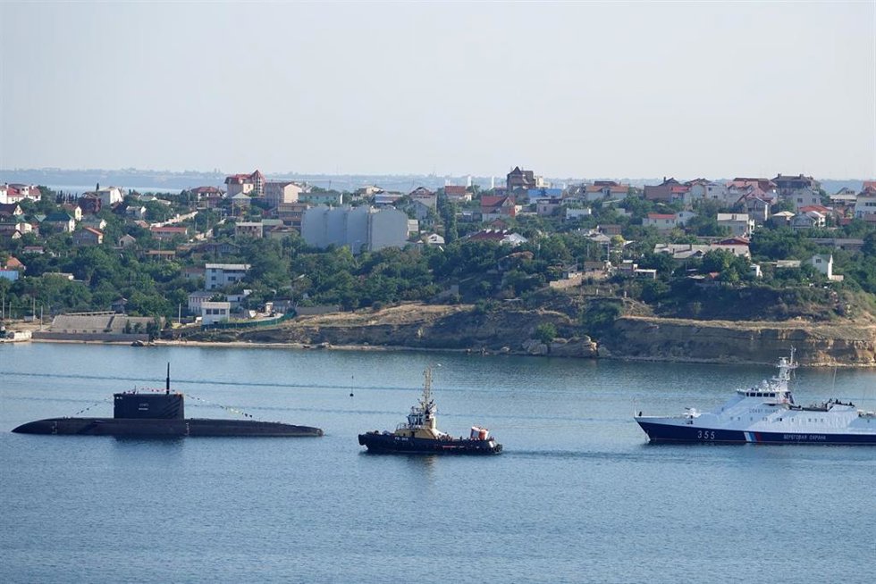 Archivo - Barcos rusos en el Mar Negro. 
