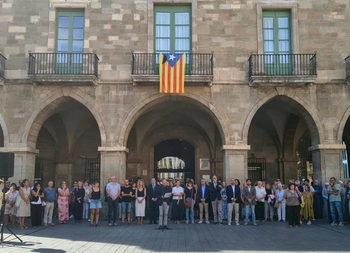 Minut de silenci a Manresa