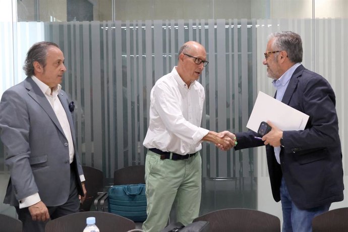 Un momento de la reunión.