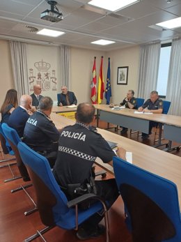 Un momento de la reunión.