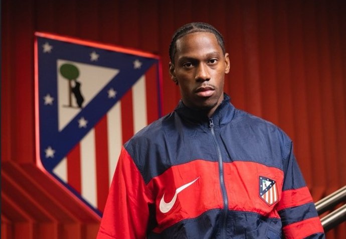 O novo atacante do Atlético de Madrid, Jonathan David.