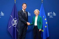 Von der Leyen y Rutte respaldan a Alemania y amenazan a Rusia con "más presión" ante el ataque en Leipzig