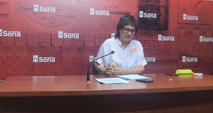 La concejal de Cultura, Gloria Gonzalo, hace balance de la campaña cultural de verano en Soria.
