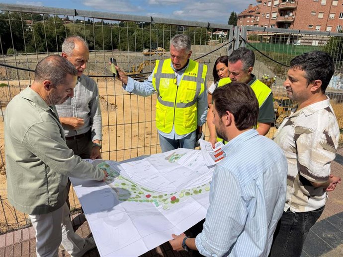 Avanzan las obras del aparcamiento y parque de La Reconquista, que contará con 146 plazas.