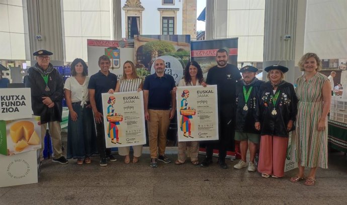 Presentación de las Euskal Jaiak, la Feria extraordinaria y el concurso de queso de Ordizia.