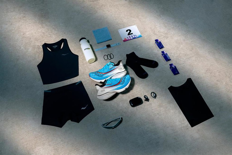 Saucony lanza la colección 'World Marathon' inspirada en Sídney, Berlín, Chicago y Nueva York.