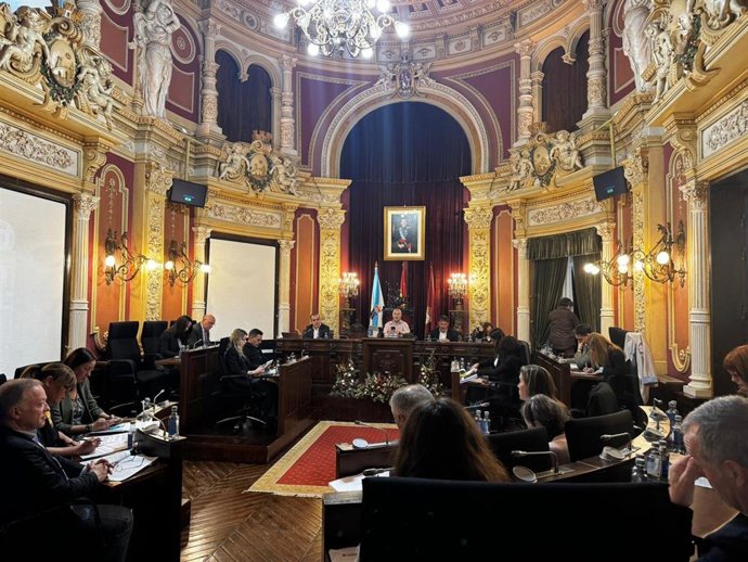 Archivo - Pleno en el Ayuntamiento de Ourense 