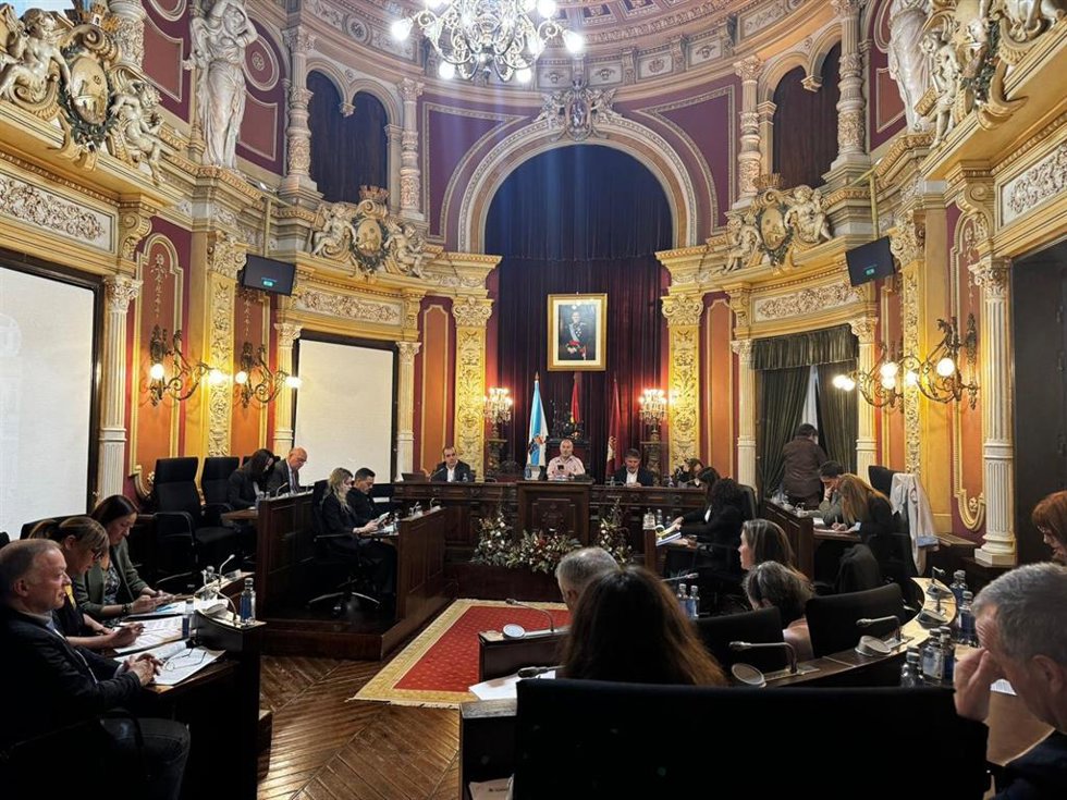 Archivo - Pleno en el Ayuntamiento de Ourense 