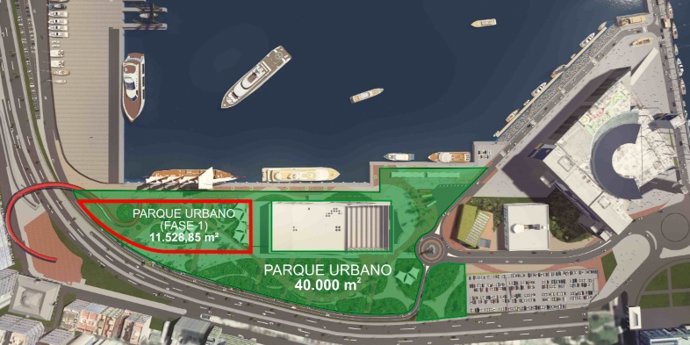 La APLP ultima la primera fase del futuro Parque Urbano del Puerto de Las Palmas