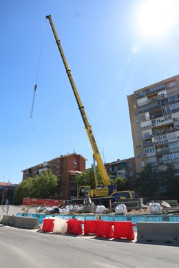 Vista das obras preliminares da conexão do novo túnel da A-5 com a M-30, em 28 de agosto de 2026, em Madri (Espanha). Essas obras possibilitam a futura conexão do novo túnel da rodovia com o túnel subterrâneo da M-30, o que, por sua vez,