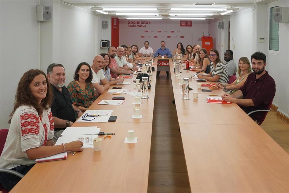 Hurtado ha presidido ela Comisión Ejecutiva del PSE-EE de Álava