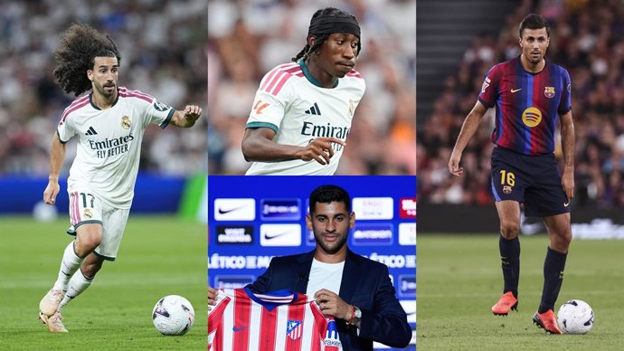O FC Barcelona e o Real Madrid se reforçam de forma notável em um mercado em que a Espanha continua perdendo peso.