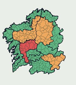 La Xunta activa este jueves la alerta roja por episodio de calor en el interior de Pontevedra.