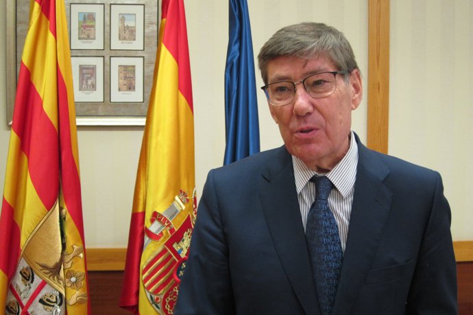 El vicepresidente del Gobierno aragonés, Arturo Aliaga