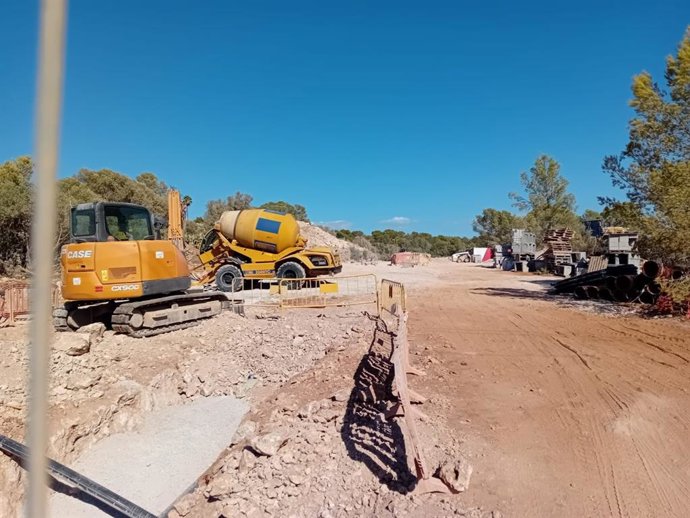Obras de Can Domingo, en Marratxí.