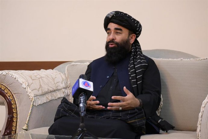 El portavoz de los talibán, Zabihulá Muyahid