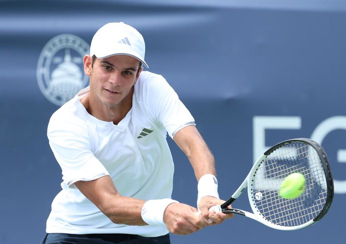 Archivo - July 28, 2026, Washington, Illinois, USA: RAFAEL JODAR of SPAIN during the match against A. FILS of France in the first round of Mubadala Washington DC, USA. Jodar won 7:6 (7-5), 6:3.,Image: 1119359130, License: Rights-managed, Restrictions: , M