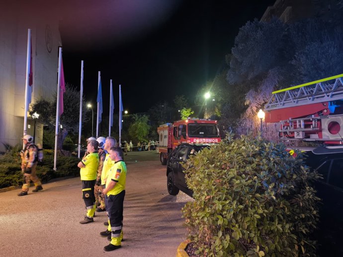Incendio en un hotel de Toledo