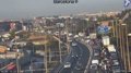 Cerradas todas las entradas a la Ronda Litoral de Barcelona para extraer un camión accidentado