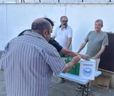 Foto: El Club Deportivo Arnedo entrega 75 kilos de alimentos y 181,51 euros al Banco de Alimentos de La Rioja