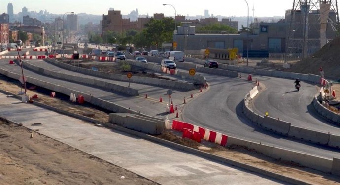 Obras en la carretera A-5
