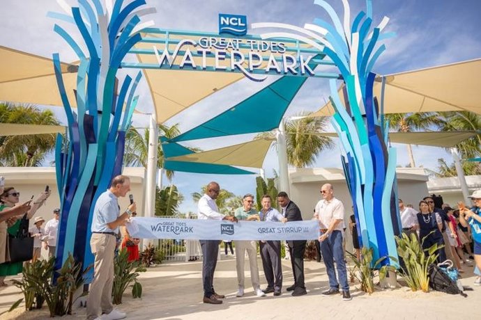 Norwegian Cruise Line inaugura un parque acuático en su isla privada de las Bahamas para impulsar sus escalas de crucero