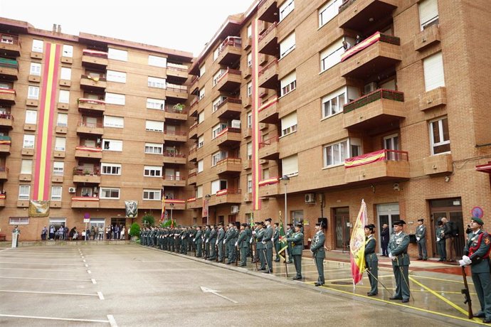 Archivo - Imagen de archivo del interior del cuartel de la Guardia Civil en Logroño.